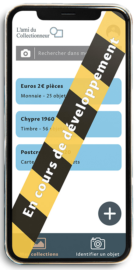 Une capture d'écran de la future application mobile